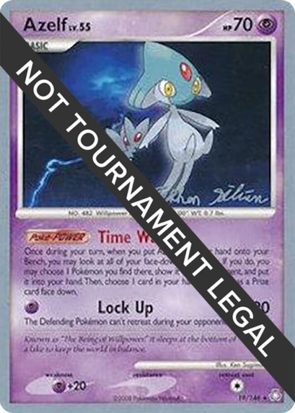Azelf 2009 (Stephen Silvestro) 19/146 Normal World Championship Decks Azelf 2009 (Stephen Silvestro) 19/146 Normal World Championship Decks