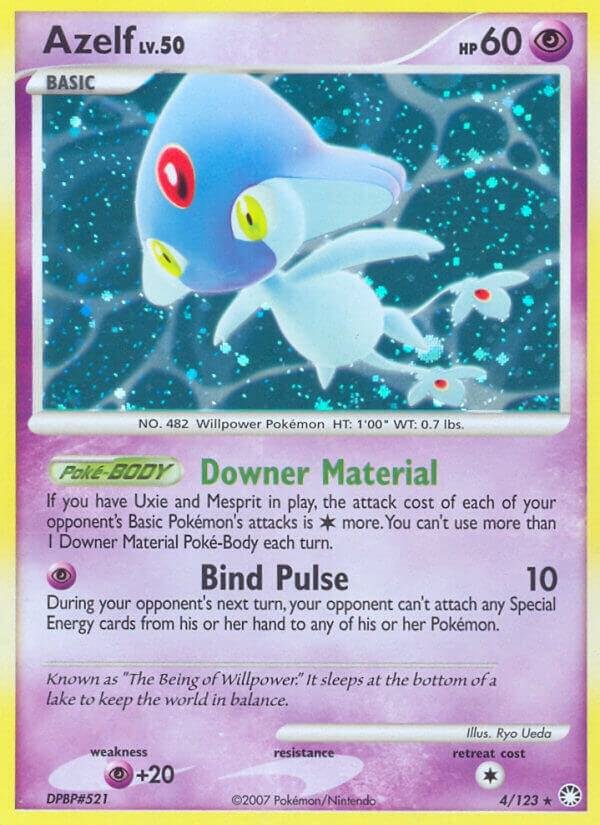 Azelf 4/123 Holofoil Mysterious Treasures Azelf 4/123 Holofoil Mysterious Treasures