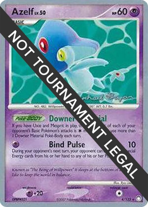 Azelf (4) 2010 (Mychael Bryan) 4/123 Normal World Championship Decks Azelf (4) 2010 (Mychael Bryan) 4/123 Normal World Championship Decks