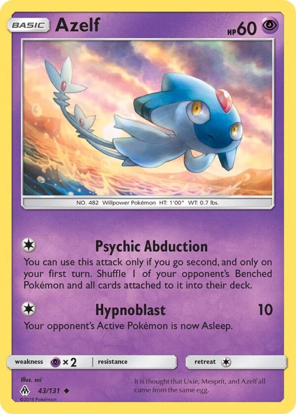 Azelf 43/131 Normal SM – Forbidden Light