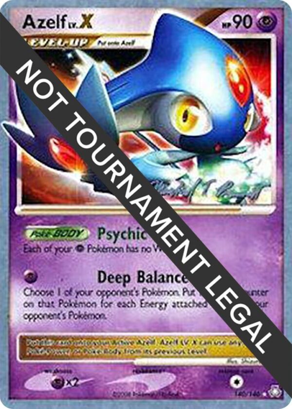Azelf LV.X 2010 (Michael Pramawat) 140/146 Normal World Championship Decks