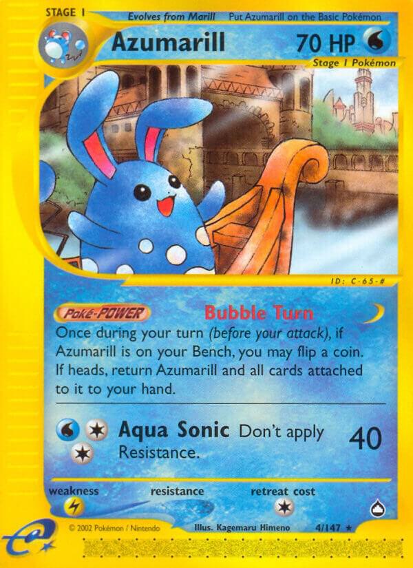 Azumarill 004/147 Normal Aquapolis Azumarill 004/147 Normal Aquapolis