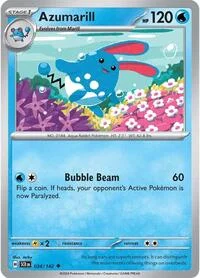 Azumarill | 034/142 | Reverse Holofoil | SV07: Stellar Crown