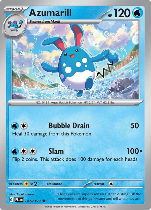 Azumarill 045/193 Normal SV02: Paldea Evolved