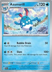 Azumarill | 045/193 | Normal | SV02: Paldea Evolved