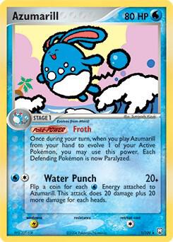 Azumarill 1/109 (EX Team Rocket Returns) 001/109 Normal Deck Exclusives