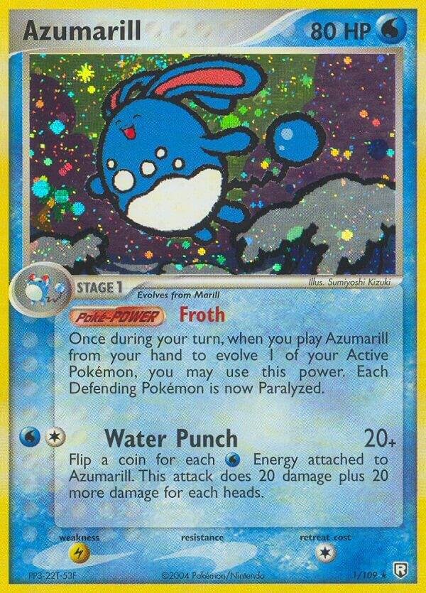 Azumarill 1/109 Reverse Holofoil Team Rocket Returns Azumarill 1/109 Reverse Holofoil Team Rocket Returns