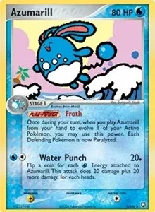 Azumarill | 1/109 (EX Team Rocket Returns) | 001/109 | Normal | Deck Exclusives