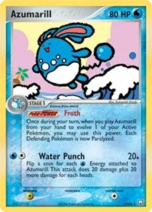Azumarill | 1/109 (EX Team Rocket Returns) | 001/109 | Normal | Deck Exclusives