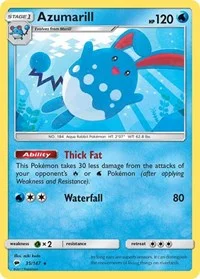 Azumarill | 35/147 | Reverse Holofoil | SM - Burning Shadows