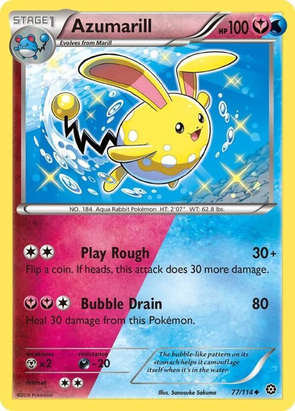 Azumarill 77/114 Normal XY – Steam Siege