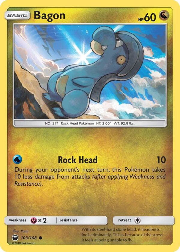Bagon (103) 103/168 Normal SM – Celestial Storm
