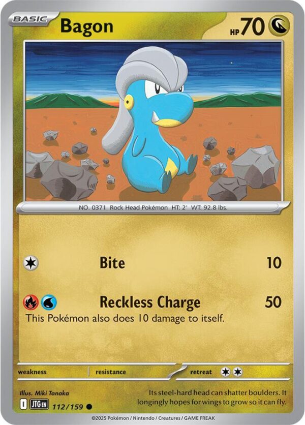 Bagon 112/159 Reverse Holofoil SV09: Journey Together