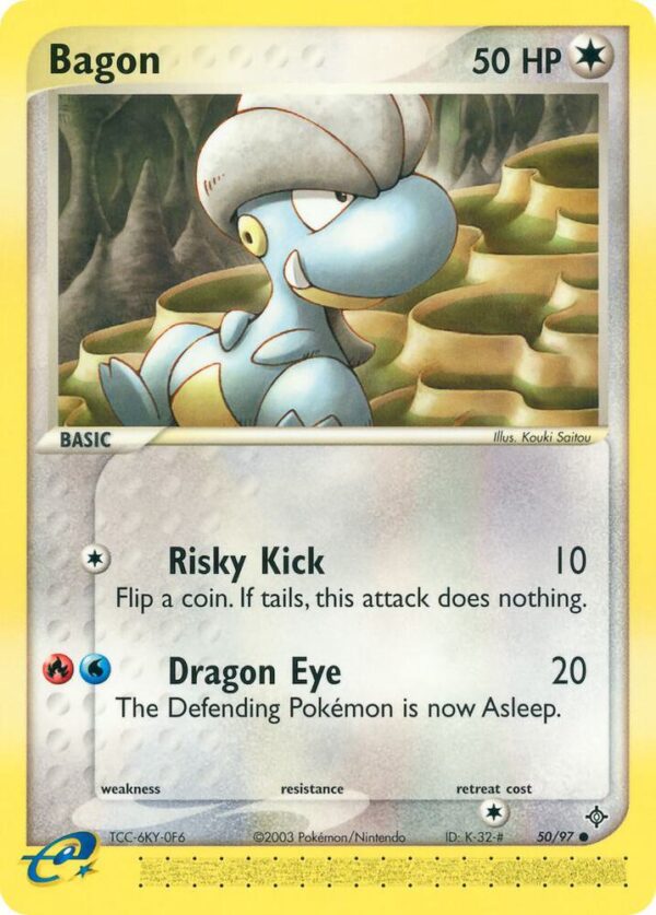 Bagon 50/97 Reverse Holofoil Dragon