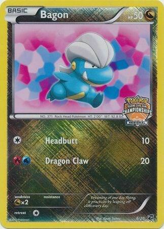Bagon 6/20 (Regional Championships) 006/020 Holofoil League & Championship Cards