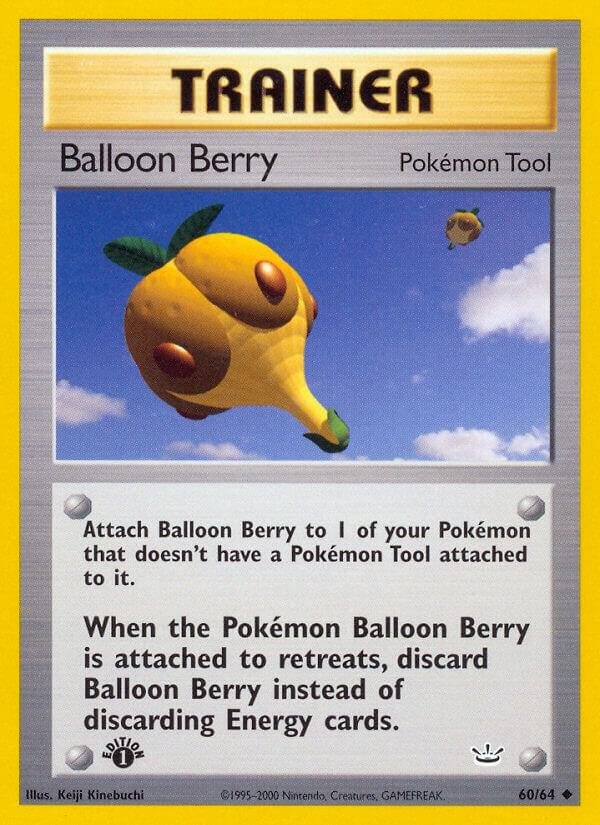 Balloon Berry 60/64 1st Edition Neo Revelation Balloon Berry 60/64 1st Edition Neo Revelation