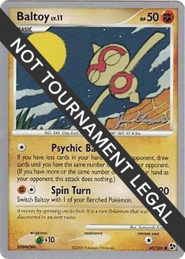 Baltoy 2008 (Jason Klaczynski) 60/106 Normal World Championship Decks