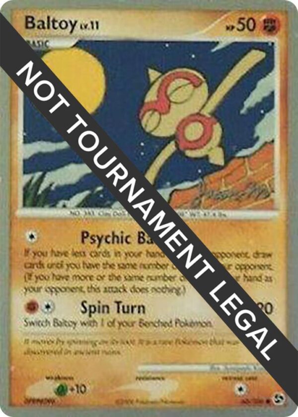 Baltoy 2009 (Jason Martinez) 60/106 Normal World Championship Decks Baltoy 2009 (Jason Martinez) 60/106 Normal World Championship Decks