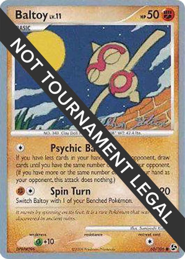 Baltoy 2009 (Stephen Silvestro) 60/106 Normal World Championship Decks