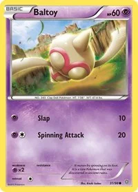Baltoy (31) | 31/98 | Reverse Holofoil | XY - Ancient Origins
