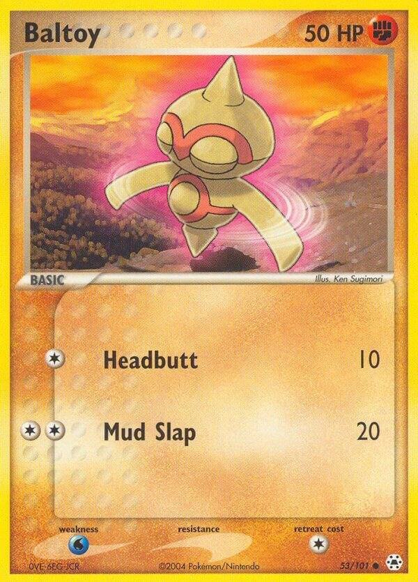 Baltoy 53/101 Reverse Holofoil Hidden Legends Baltoy 53/101 Reverse Holofoil Hidden Legends