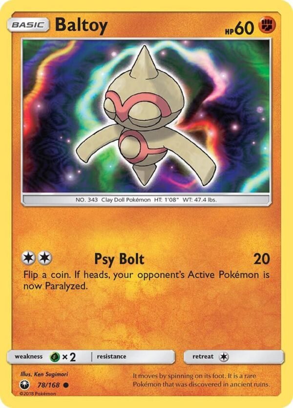 Baltoy 78/168 Normal SM – Celestial Storm Baltoy 78/168 Normal SM – Celestial Storm