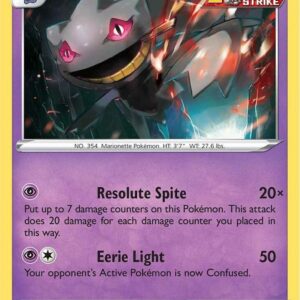 Banette 063/198 Reverse Holofoil SWSH06: Chilling Reign Banette 063/198 Reverse Holofoil SWSH06: Chilling Reign