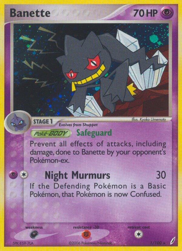 Banette 1/100 Holofoil Crystal Guardians