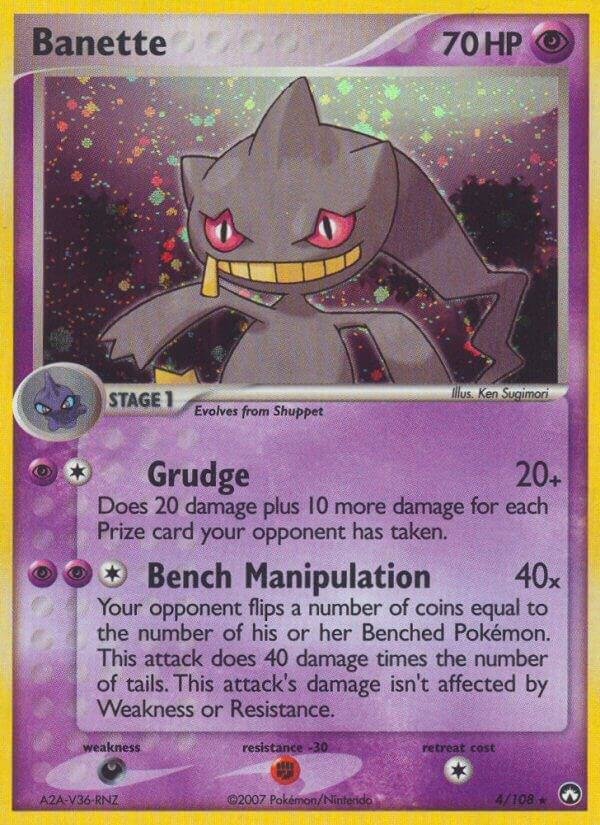 Banette 4/108 Reverse Holofoil Power Keepers