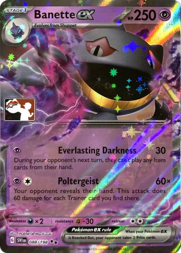 Banette ex 088/198 Holofoil Prize Pack Series Cards
