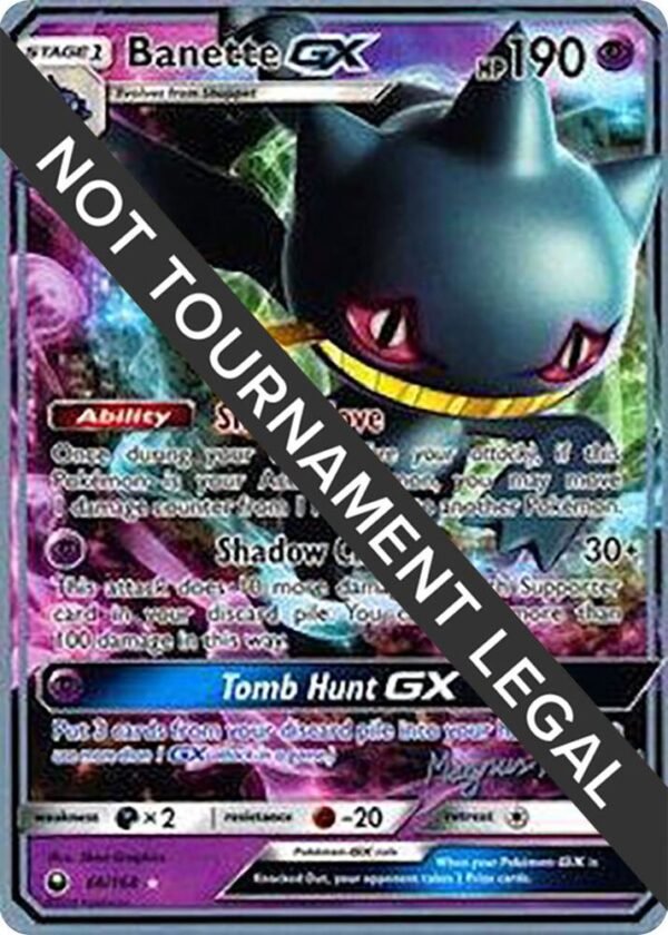 Banette GX 2018 (Magnus Pedersen) 66/168 Normal World Championship Decks Banette GX 2018 (Magnus Pedersen) 66/168 Normal World Championship Decks