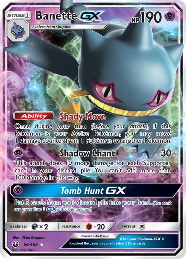 Banette GX 66/168 Holofoil SM – Celestial Storm