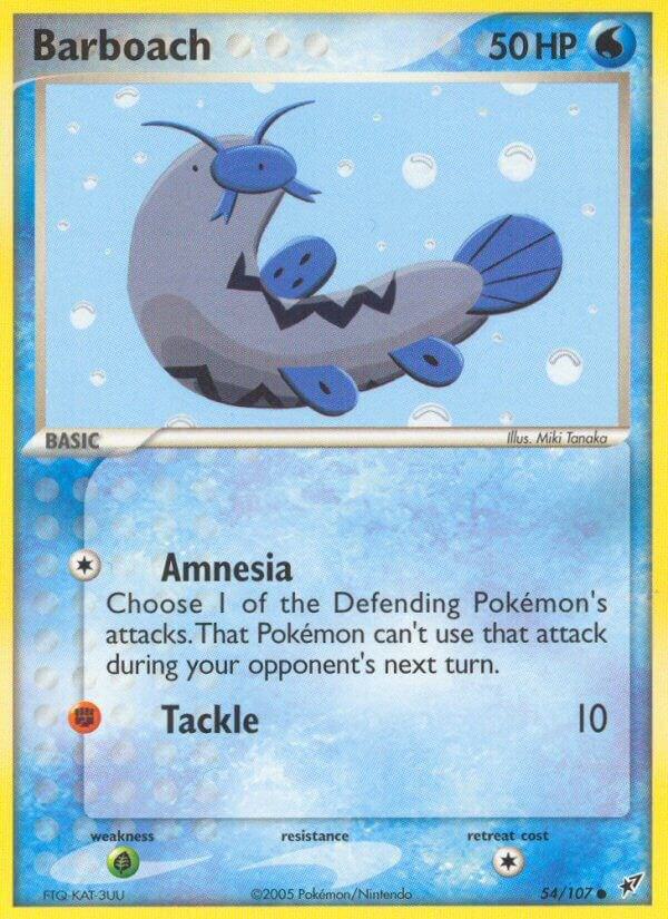 Barboach 54/107 Reverse Holofoil Deoxys