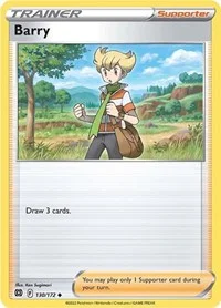 Barry | 130/172 | Reverse Holofoil | SWSH09: Brilliant Stars