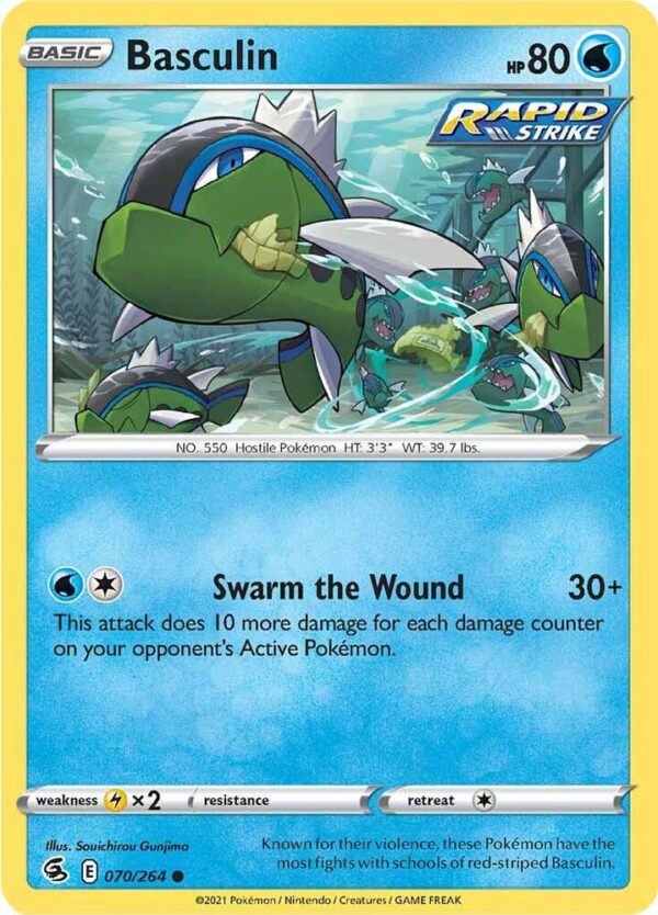 Basculin 070/264 Normal SWSH08: Fusion Strike Basculin 070/264 Normal SWSH08: Fusion Strike