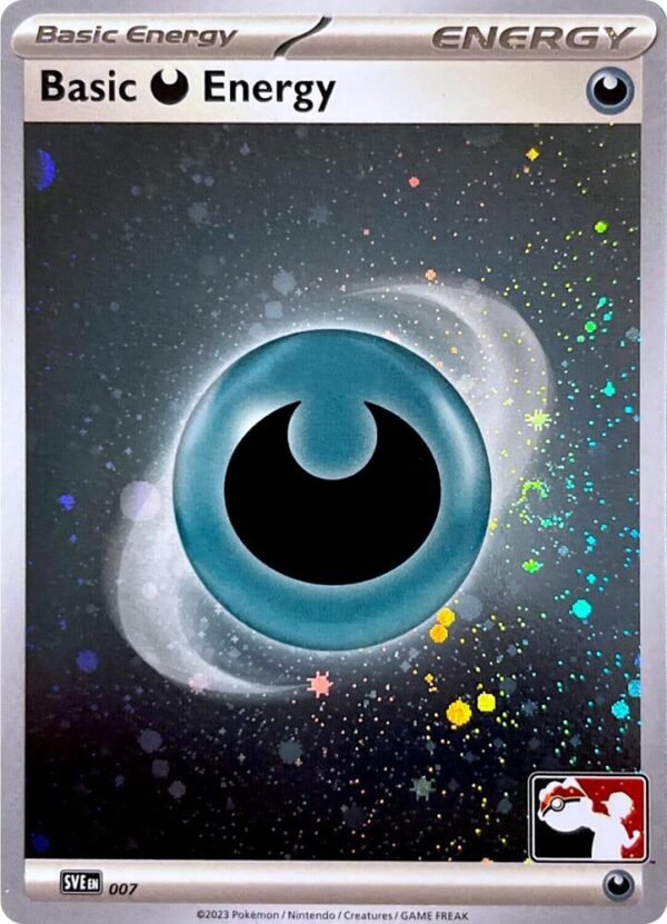 Basic Darkness Energy 007 (Cosmos Holo) Holofoil Prize Pack Series Cards Basic Darkness Energy 007 (Cosmos Holo) Holofoil Prize Pack Series Cards