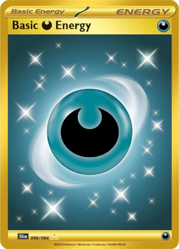 Basic Darkness Energy 098/064 Holofoil SV: Shrouded Fable Basic Darkness Energy 098/064 Holofoil SV: Shrouded Fable