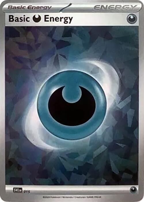 Basic Darkness Energy (Cracked Ice Holo) 15 Holofoil SVE: Scarlet & Violet Energies