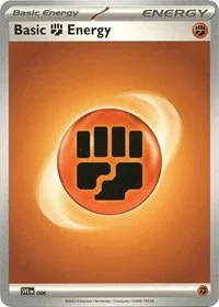 Basic Fighting Energy | 006 | Holofoil | SVE: Scarlet & Violet Energies