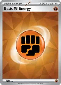 Basic Fighting Energy | 014 | Holofoil | SVE: Scarlet & Violet Energies