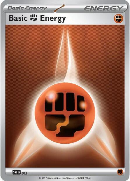 Basic Fighting Energy 022 Normal SVE: Scarlet & Violet Energies