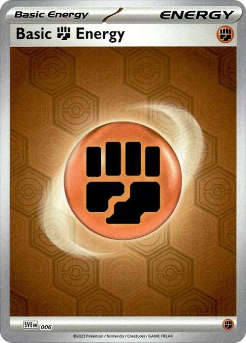 Basic Fighting Energy 6 Reverse Holofoil SV: Shrouded Fable Basic Fighting Energy 6 Reverse Holofoil SV: Shrouded Fable