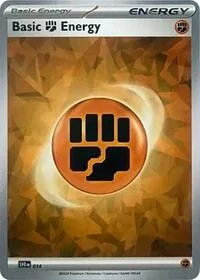 Basic Fighting Energy (Cracked Ice Holo) | 14 | Holofoil | SVE: Scarlet & Violet Energies