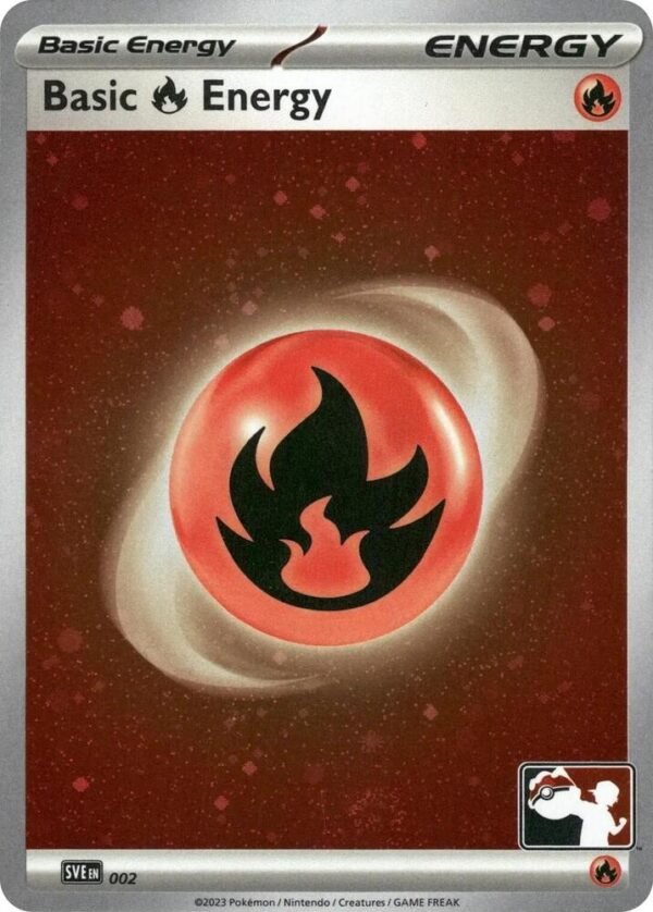 Basic Fire Energy 002 (Cosmos Holo) Holofoil Prize Pack Series Cards