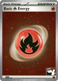 Basic Fire Energy | 002 (Cosmos Holo) | Holofoil | Prize Pack Series Cards
