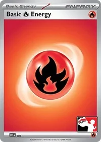 Basic Fire Energy | 002 | Holofoil | Prize Pack Series Cards