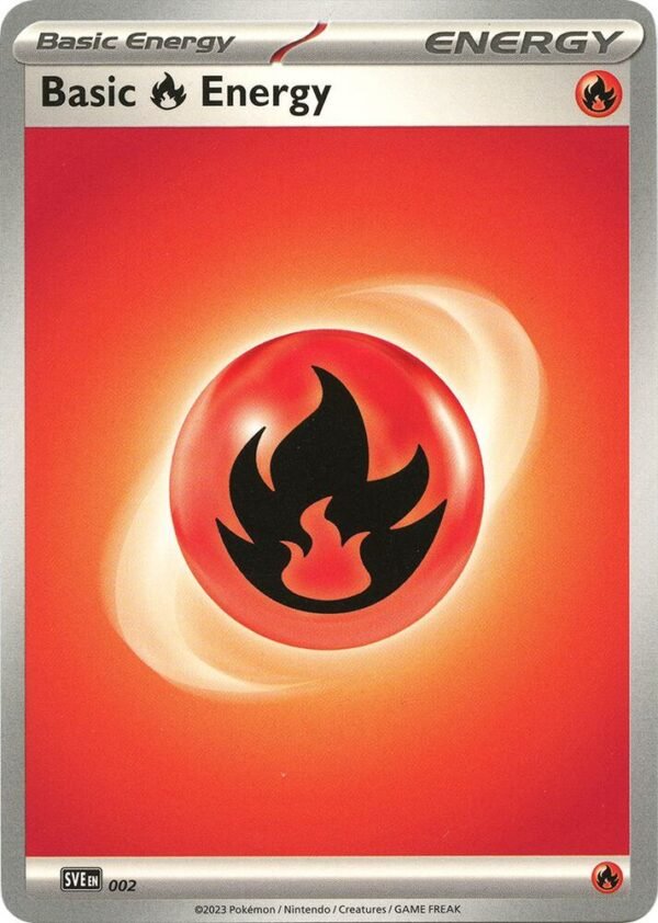 Basic Fire Energy 002 Normal SVE: Scarlet & Violet Energies Basic Fire Energy 002 Normal SVE: Scarlet & Violet Energies