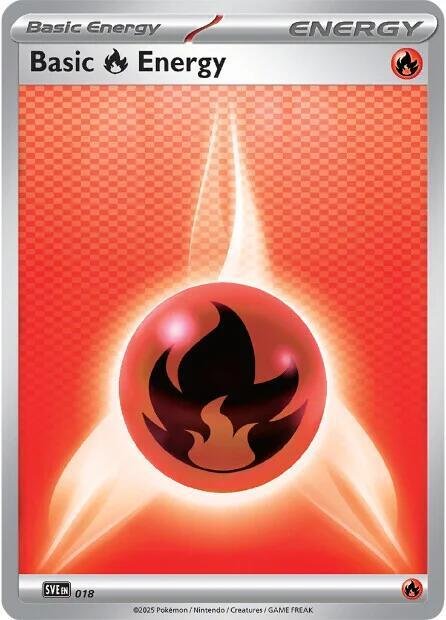 Basic Fire Energy 018 Reverse Holofoil SVE: Scarlet & Violet Energies
