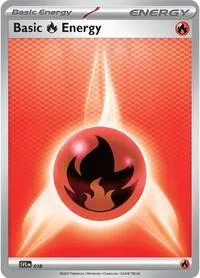 Basic Fire Energy | 018 | Reverse Holofoil | SVE: Scarlet & Violet Energies