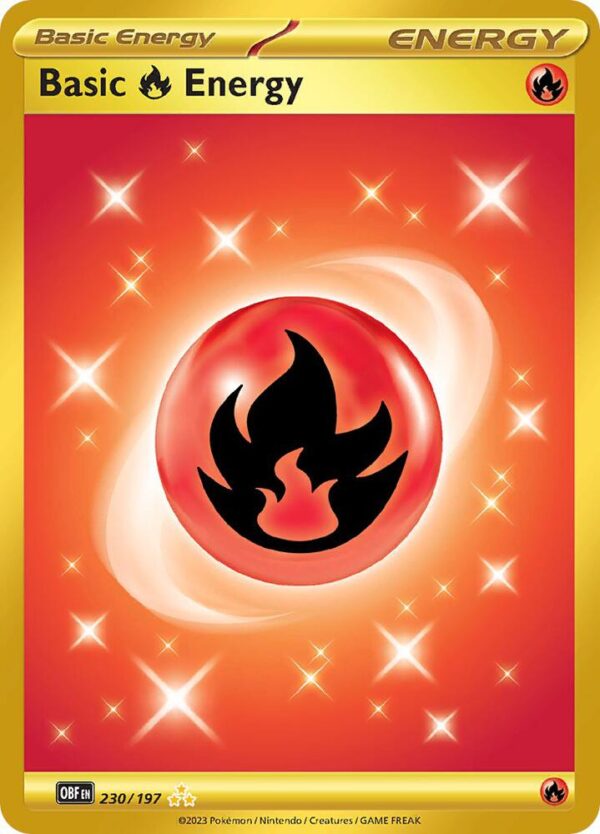 Basic Fire Energy 230/197 Holofoil SV03: Obsidian Flames